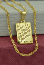 Cargar imagen en el visor de la galería, Cadena Trenzada 60cm + Dije Salmo