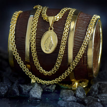 Cargar imagen en el visor de la galería, Cadena China (3mm) + Milagrosa