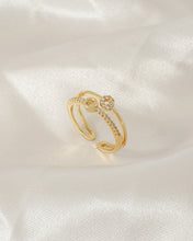 Cargar imagen en el visor de la galería, Anillo Diamantes Continuos (Ajustable a tu medida)