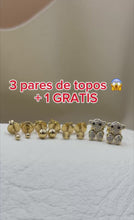 Cargar y reproducir el video en el visor de la galería, Set 3 pares de topos Balín + topos Regalo

