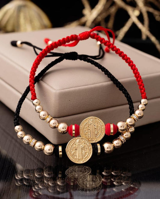 Pulseras San Benito Protector Balín Liso ( LAS 2 )